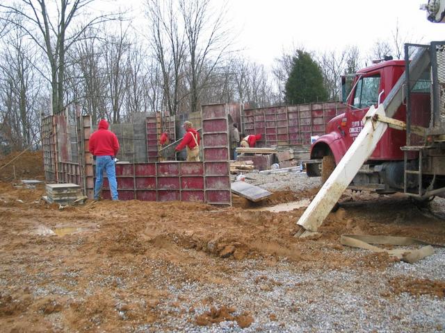 Prow forms going in