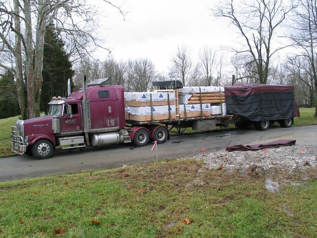 Two full trucks for the house.