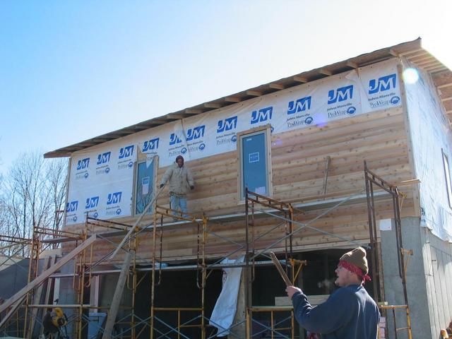 2 inch cedar face nailed