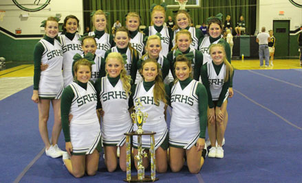 South Ripley Raiders Cheer Squad - See the senior members photo in the print edition