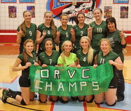 South Ripley Lady Raiders ORVC Volleyball Champs