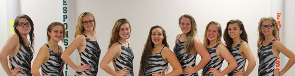 Milan Lady Indians Swim Team