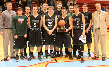 South Ripley Raiders Varsity Basketball Team 2014-15