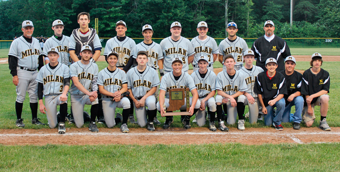 SR Baseball Team Sectional Champs