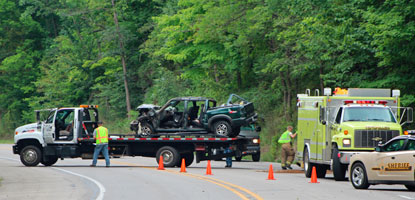 Fatal accident by Versailles State Park