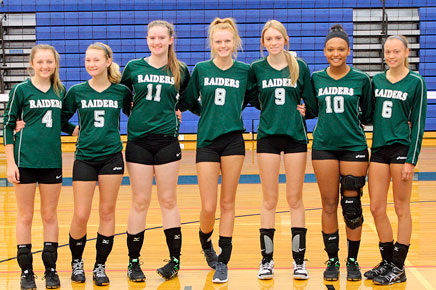 South Ripley Lady Raiders JV Volleyball Team