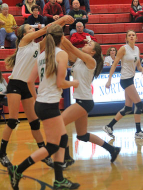 South Ripley Girls Volleyball