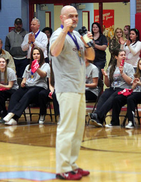 JCD Lady Eagles Coach Scott Smith