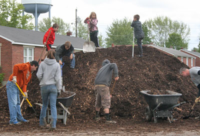 Cleaning up Pangburn Park