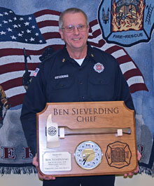 Versailles Fire Chief Ben Sieverding