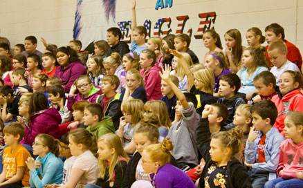 JCD students watch Duke Energy presentation