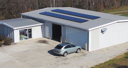 Solar panels at Lohrum Electrical