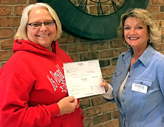 Batesville Branch Head Teller Roxi Collins and Deb Rippetoe