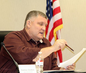 Ripley County Commissioner Rodney Stratton