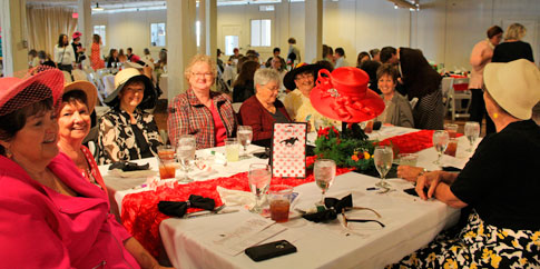 Ladies from Milan celebrate at Women in Philanthropy luncheon