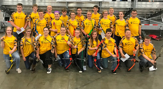 Milan Indians Archery Team