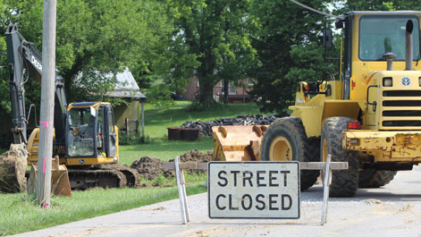 Versailles storm sewer project