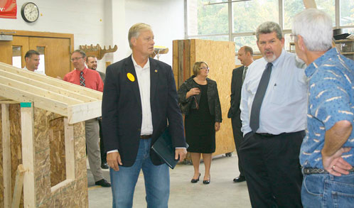 State Rep. Randy Frye with SCC Supt. Brad Street