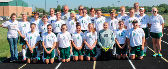 South Ripley Lady Raider Soccer Team