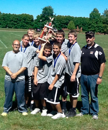 Milan Boys Tennis Team Conference Champions