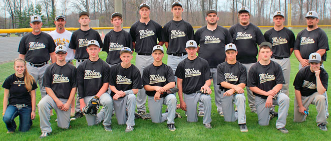 Milan Indians Varsity Baseball Team