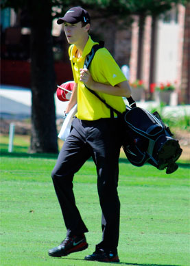 Milan Indian golfer Travis Butte