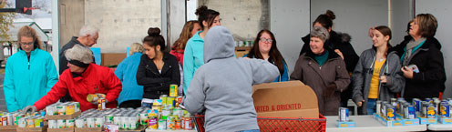 Gleaners food giveaway